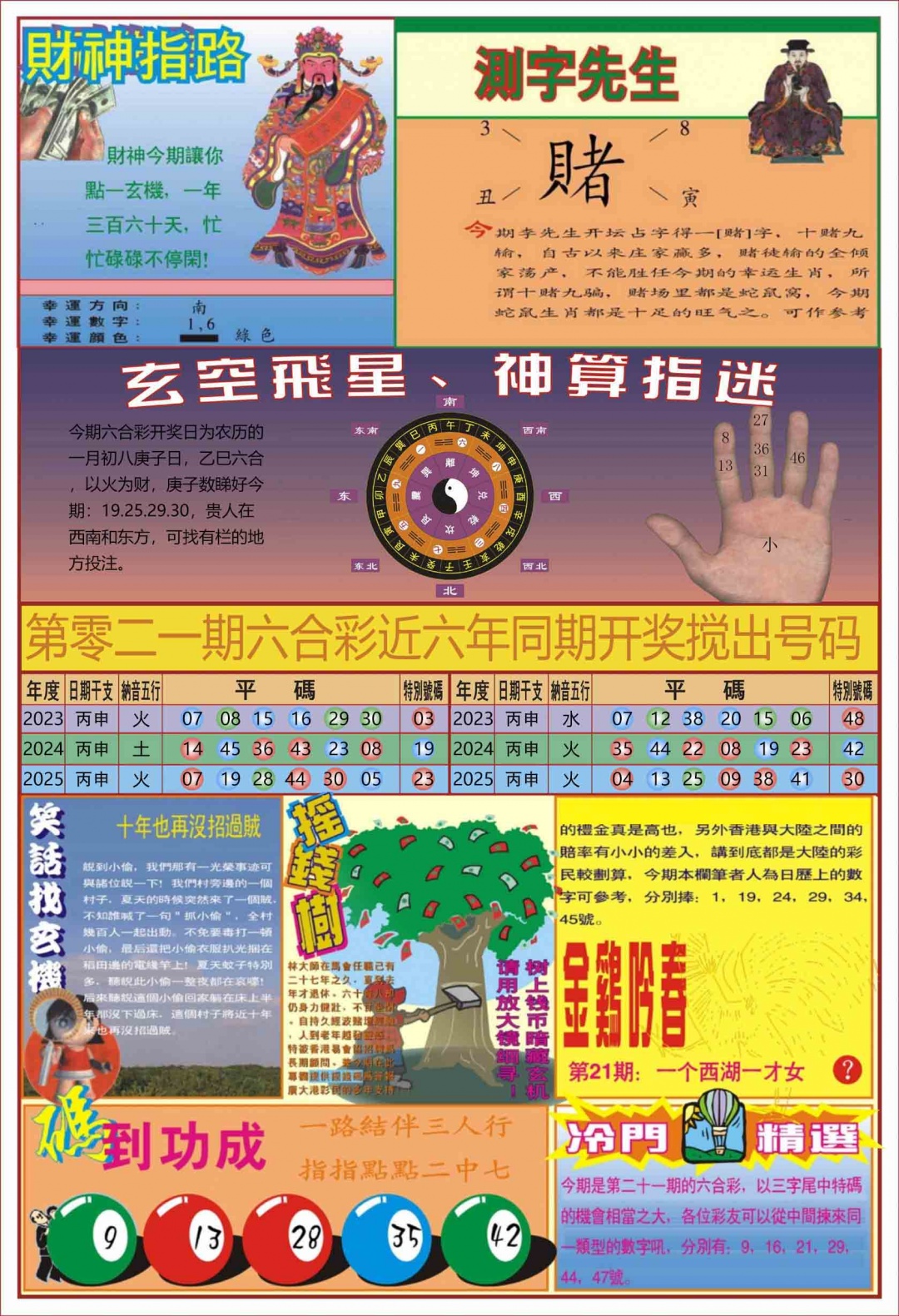 021期中四柱预测B[图]